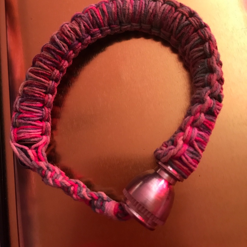 Dry herb pipe bracelet